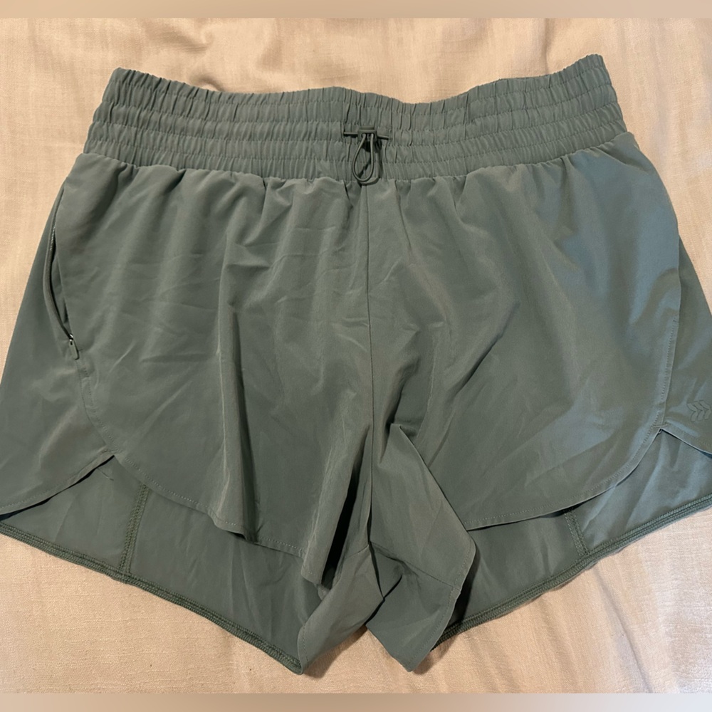Women's Green Athletic Shorts
